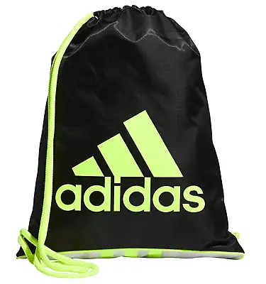$22.88 • Buy New Adidas Drawstring Backpack Sport Gym Sack Bag School Clothes Shoes Sackpack