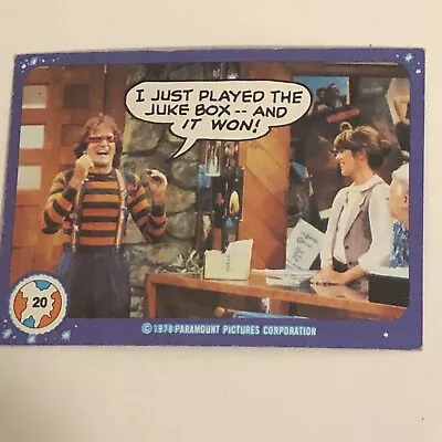 Mork And Mindy Trading Card #20 1978 Robin Williams • $1.70