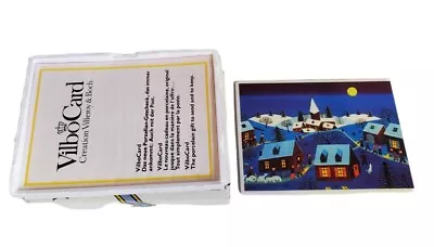 Vilbo Card By Villoroy & Bloch Midnight Mass Ceramic Post Card In Original Box • $19.99