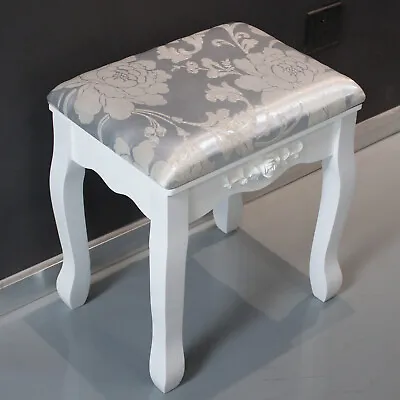 £34.99 • Buy Modern Wood Dressing Table Stool Makeup Desk Sliding/Mirror/Drawer/Shelf Vanity
