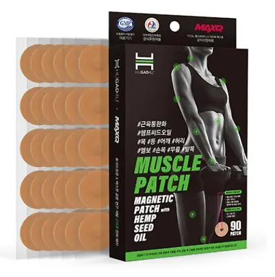HUGUD4U Magnetic Hemp Medical Therapy Spot Bandage Patch Relieve Muscle Pain • $20