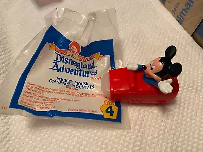 94 McDonalds Happy Meal Toy Disneyland #4 Mickey Space Mountain View Finder Open • $6