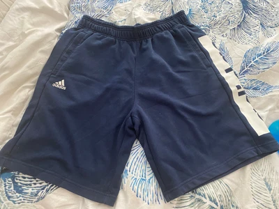 $10 • Buy Mens Navy Adidas Sweat Shorts Size Large