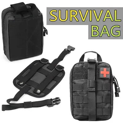 First Aid Kits Tactical Molle Medical Pouch Outdoor Emergency Survival Bag Pack • $15.99