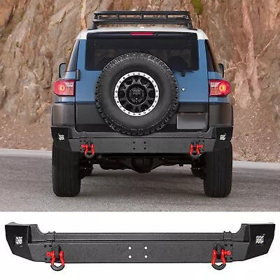 For 2007-2014 Toyota FJ Cruiser Aaiwa Rear Bumper W/Winch Plate And LED Light • $505.59