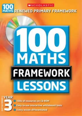 100 New Maths Framework Lessons For Year 3 Montague-Smith Ann & Morgan Ann U • £3.35