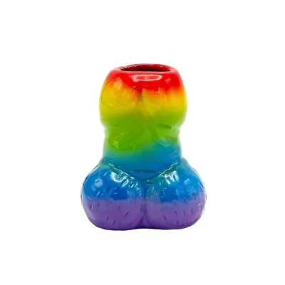 Rainbow Penis Ceramic Shot Glass | 3oz • $7.99