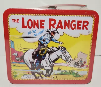 The Lone Ranger Replica Metal Lunchbox 1995 Reproduction EUC Brand New Vintage • $24.96