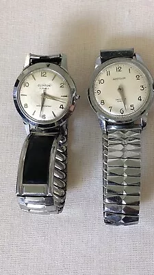 Vintage Men’s Clinton And Westclox Watches • $25