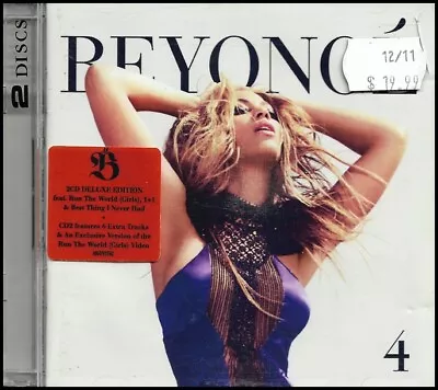 BEYONCE - 4 - Australian Deluxe Edition 2CD 2011 Bonus Disc + HEAT Sample Sachet • $20