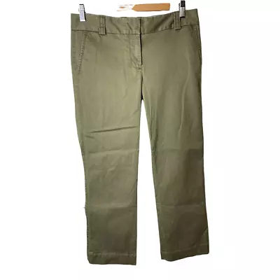 J.Crew Factory Olive Green Chino City Fit Pants Women's Size 4 Short • $34