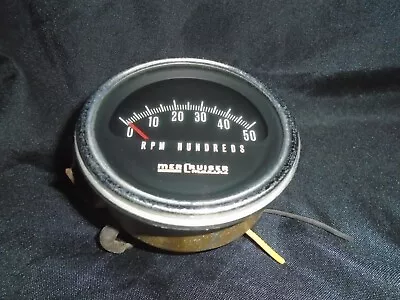 Vintage Mercruiser Tachometer 6468938 5k RPM 12VDC Guaranteed Fast Free Shipping • $50