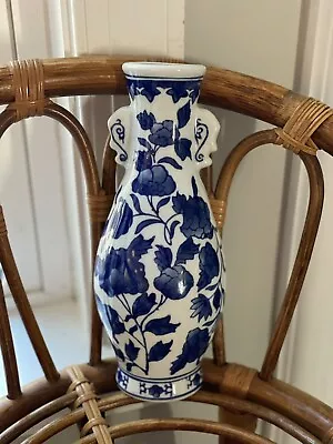 Chinoiserie Wall Pocket/ Plant Vase • $5