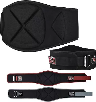 VELO Polyfoam Weight Lifting Belt Gym Fitness Training Curved Back Support Belt • $16.99