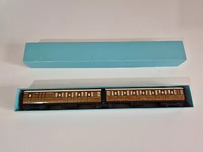 Hornby Dublo 2 Coach Articulated Unit D2 Teak 45401 & 45402 LNER - Boxed & Rare • £99.50