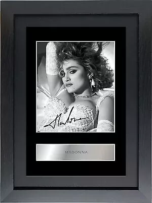 Madonna Mounted Signed Autograph Presentation.  Inc Free Gift. • £10