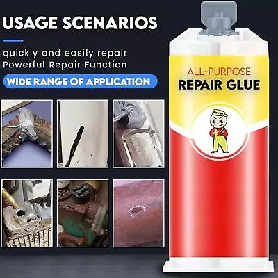 All-Purpose Repair Glue Casting Repair Glue For Metal Bonding Agent FAST • £4.38