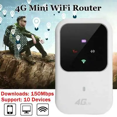 4G LTE Mobile Broadband Wireless Router Hotspot SIM Unlocked WiFi Modem US • $22.85
