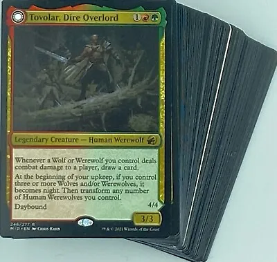 ***Custom Commander Deck*** Tovolar - Werewolf Tribal - Magic Cards • $48.38