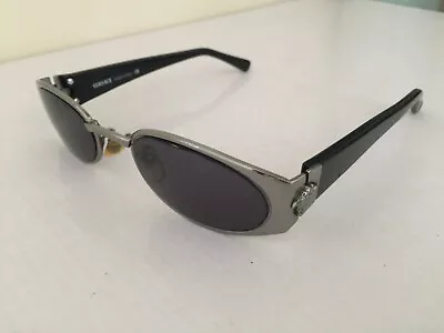 Versace Vintage X30 COL. 029 Gunmetal Black Medusa Sunglass Made In Italy • $156