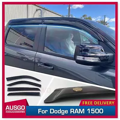 AUSGO Luxury Weather Shields For Dodge RAM 1500 DT Series Crew Cab 2020-Onwards • $79.11