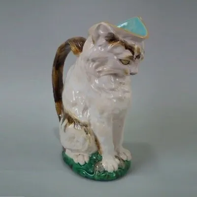 Minton Majolica Cat With Mouse Jug/pitcher • $12652.25