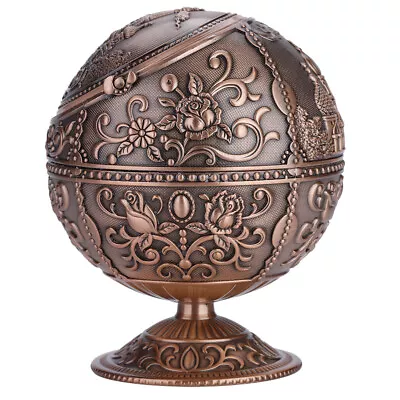 Ball Ashtray Metal Ashtray Round Ashtray Old Fashioned Antique For Home Home • $24.21