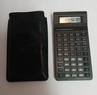 $0.01 • Buy Texas Instruments TI-60  Scientific Calculator With Sleeve Tested Working School