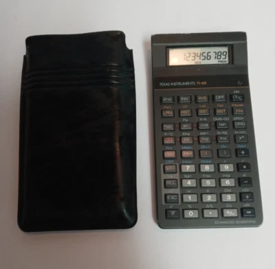 $0.01 • Buy Texas Instruments TI-60  Scientific Calculator With Sleeve Tested Working School