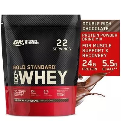 Optimum Nutrition Gold Standard 100% Whey ProteinDouble Rich Chocolate 1.47lb • $23.99