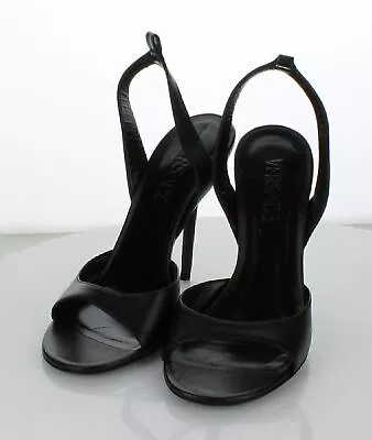 V69 $1125 Women's Sz 38 M Versace Safety Pin High Heel Sandal • $29.99