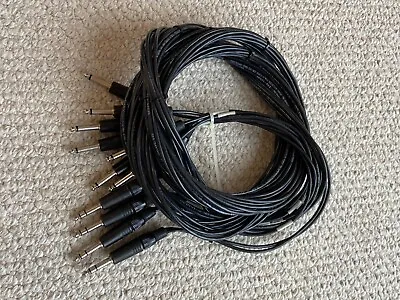 Audio Snake Cable - 4 X 1/4 TRS To 8 X 1/4 TS (4ch ST To Mono) 12 Feet • $15.95