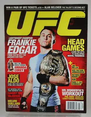 UFC Magazine April/May 2011 Frankie Edgar Cover Amanda Corey Jose Aldo Guillard • $14.99