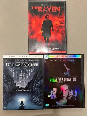 Thriller DVD Lot - Final Destination The Raven Dreamcatcher • $2.97