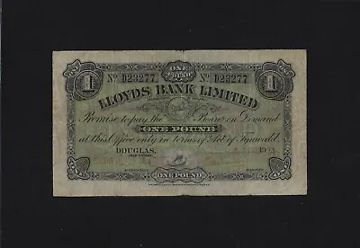 Isle Of Man 1 Pound 1951 P-12  EXTRA RARE  Great Britain UK England • $1100