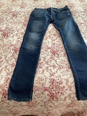 All Saints Men’s Cigarette Button Fly Distressed  Jeans Waist 30 • £10