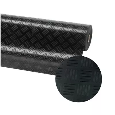 5 Bar Design Rubber Flooring Matting For Garage Van Car Industrial Roll Mat • £49.99