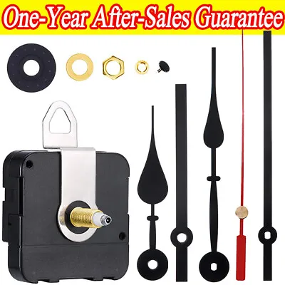 DIY Quartz Clock Movement Mechanism Hands Wall Repair Tool Parts Kit Silent Set • $16.99