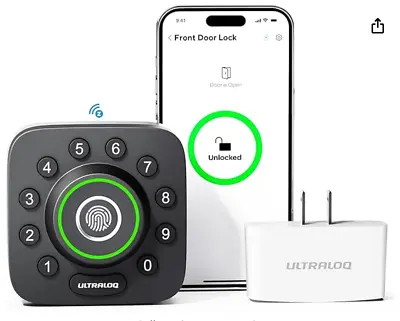 $180 • Buy ULTRALOQ World's First Z-Wave Smart Deadbolt Door Lock Fingerprint ID