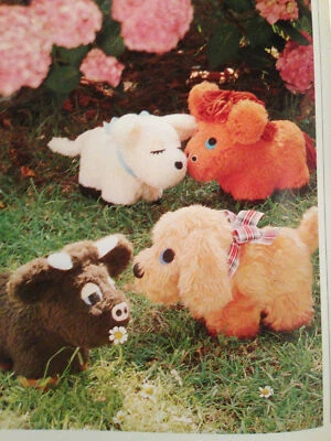 £1.95 • Buy SEWING PATTERN Jean Greenhowe 4 Small Animals Toys Lamb Bull Donkey Dog 21.5cm