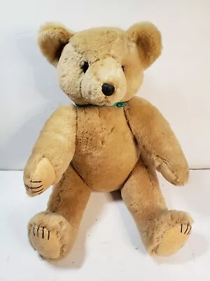 Vintage Pure Wool Teddy Bear - Unknown Maker - 18   • $79.99