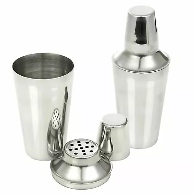 Cocktail Shaker 16oz Cocktail Maker Set With Built In Strainer And Jigger • £6.89