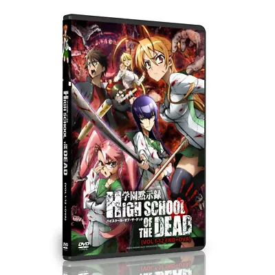 Anime HIGH SCHOOL OF THE DEAD VOL. 1-12 + OVA (English Dubbed DVD) • $18