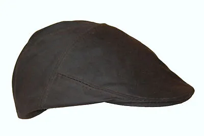 £10.99 • Buy  Wax Cotton Men's Flat Cap Hunting Green Brown Casual Hat Shooting
