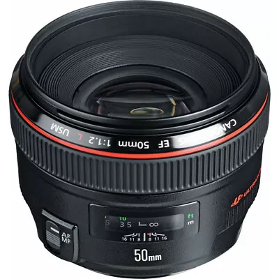 Canon EF 50mm F/1.2L USM Lens Digital SLR Cameras Lens Super Fast Autofocus • £1349.99