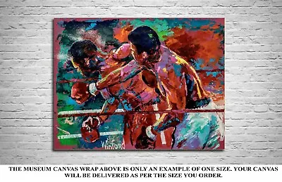 Sale Muhammad Ali George Foreman Rumble 18 W X 12 H Canvas Art Framed Winford • $89.95