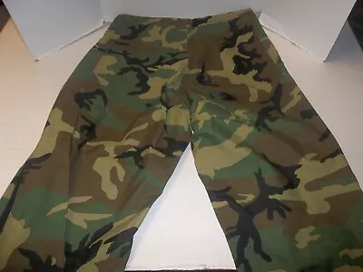 Gore-Tex Trousers Pants Adult Medium Regular Cold Weather Woodland Camo NWOT • $34.99