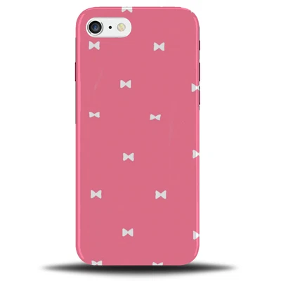 £11.99 • Buy Pink And White Bow Tie Phone Case Cover | Bows Girly Cute Baby Light Pale A774