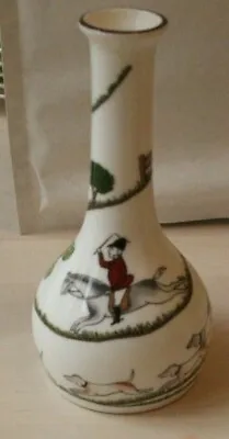 Coalport Vase Horses And Riders Hunting Scene B • £28