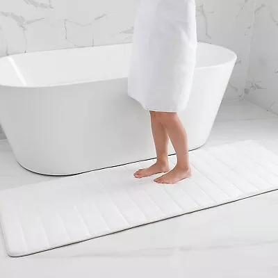 Memory Foam Soft Bath Mats - Non Slip Absorbent Bathroom Rugs Rubber Back Runner • $84.63